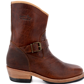 Santa Rosa Brand Carson Harness Boot with a harness buckle strap.